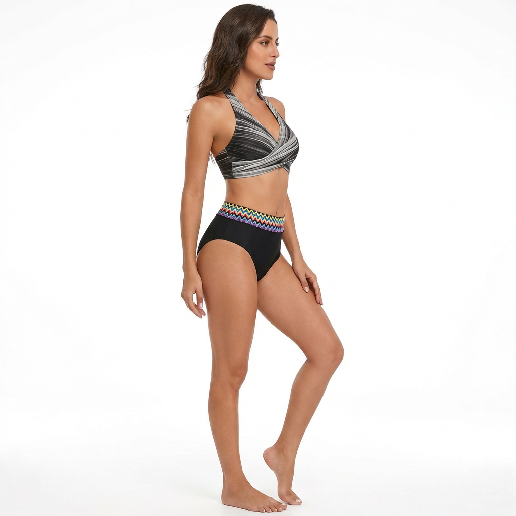 Women Shaping Bikini Set | High Waist Tummy Control, Full Coverage