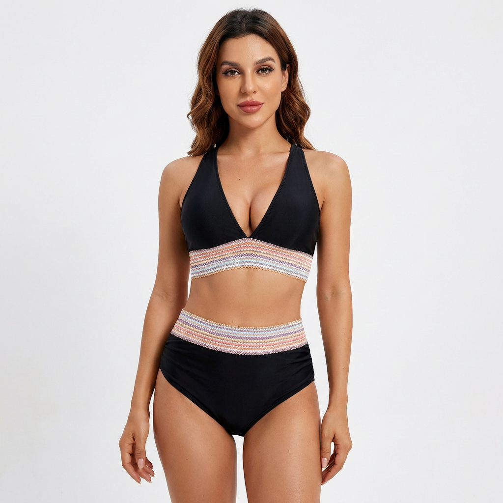 Women High Waisted Bikini Set | High Waist Fit, Two Piece Swimwear