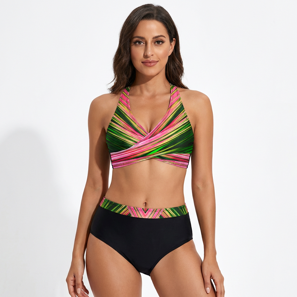 Women Shaping Bikini Set | High Waist Tummy Control, Full Coverage